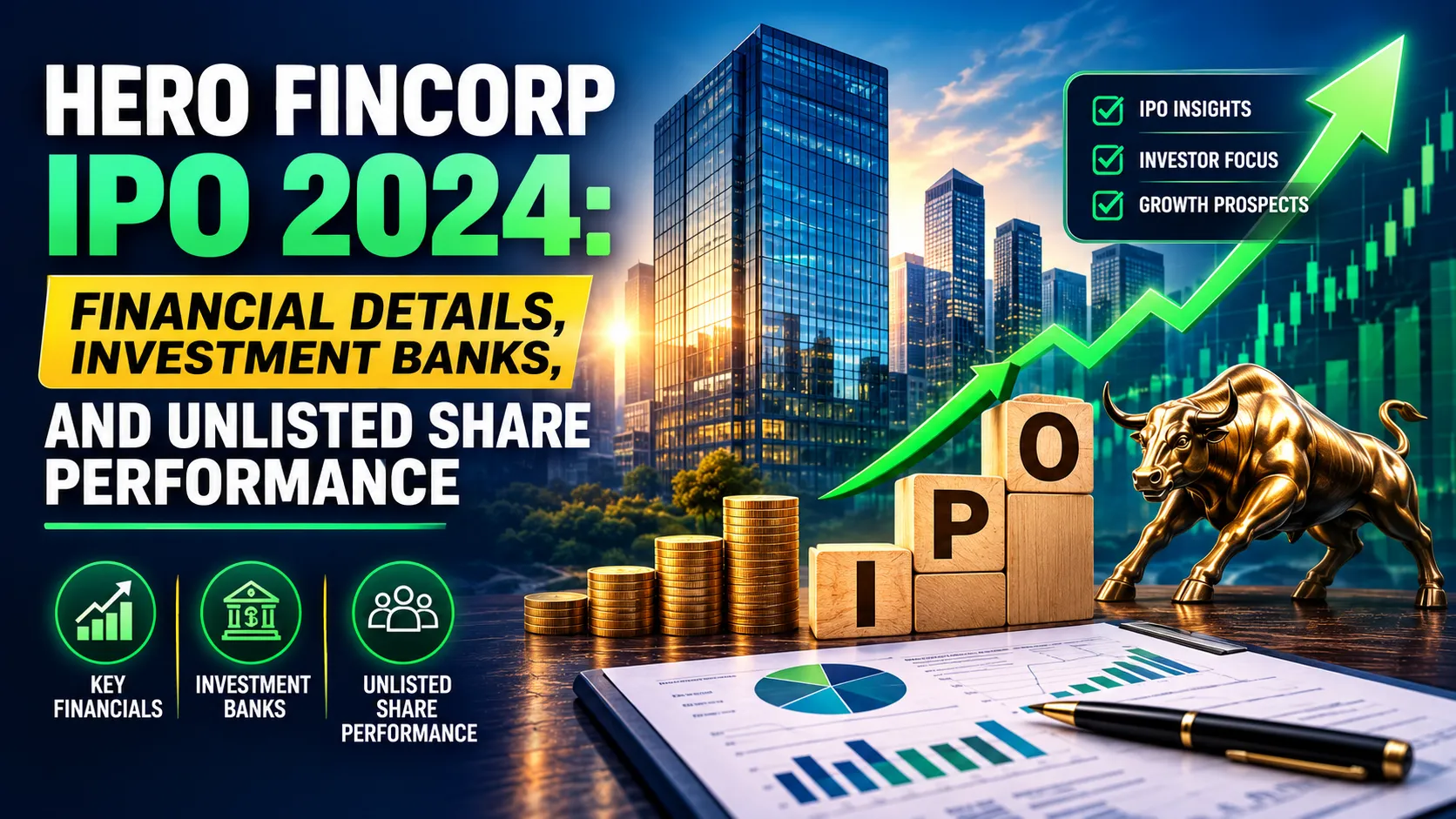 Hero FinCorp IPO 2024: Financial Details, Investment Banks, and Unlisted Share Performance